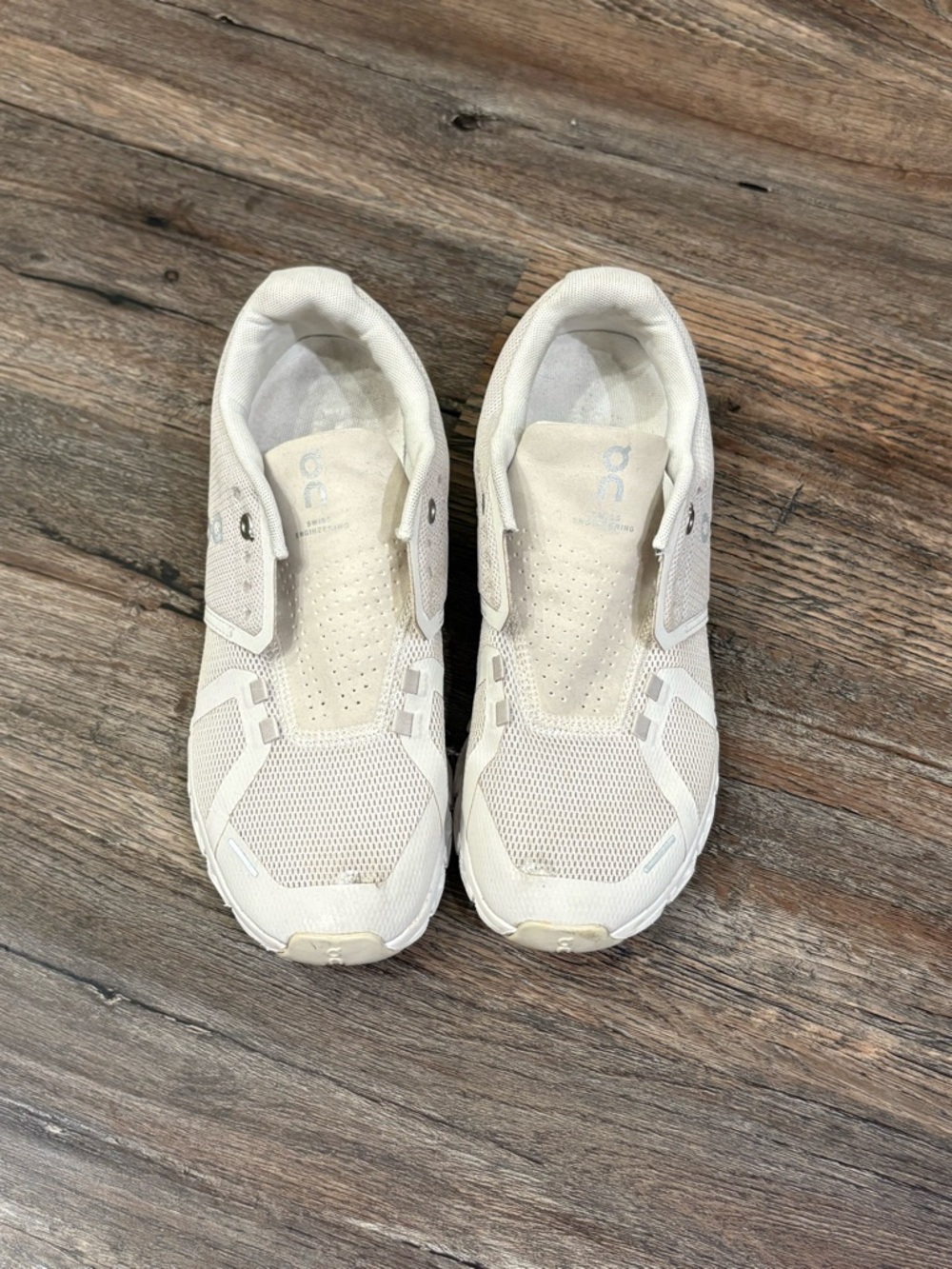 On Running Sneakers in Cream/Off-White